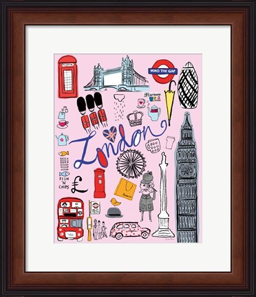 Framed Travel London Print