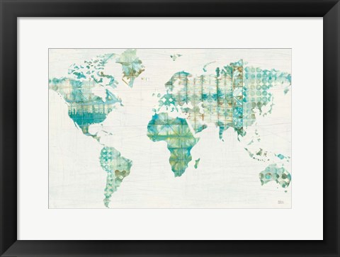 Framed Kanari Map Print