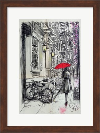 Framed Afternoon Walk Print