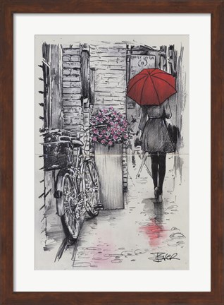 Framed Amsterdam Walk Print