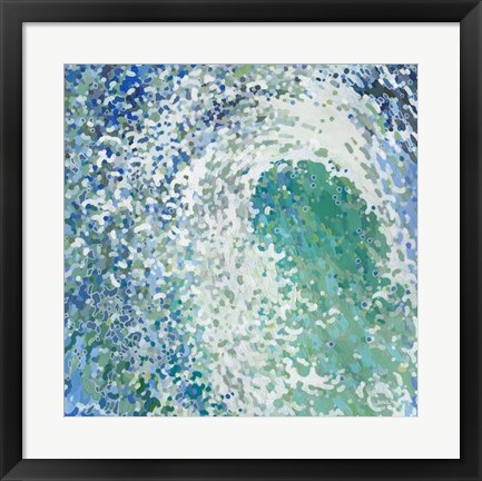 Framed Amazonite Waves Print