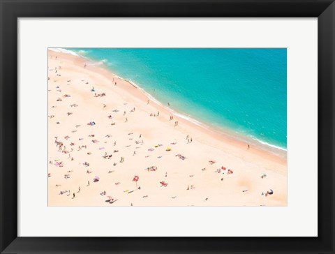 Framed Aerial Beach Print