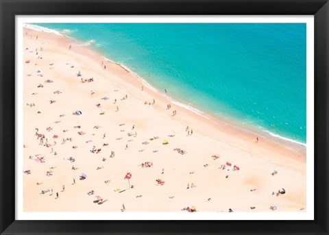 Framed Aerial Beach Print