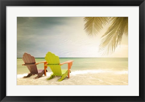 Framed Paradise Beach Print