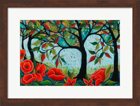 Framed Red is Ravishing Print