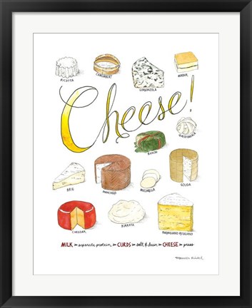 Framed Cheese Print