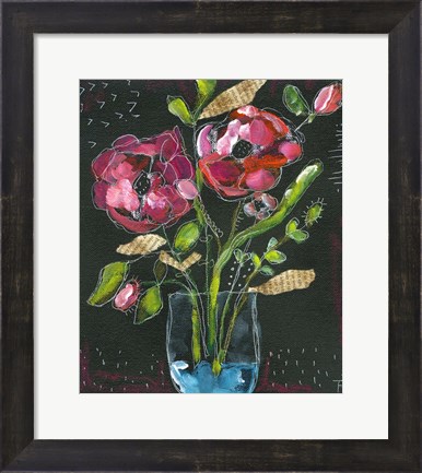 Framed Flower Pot I Print