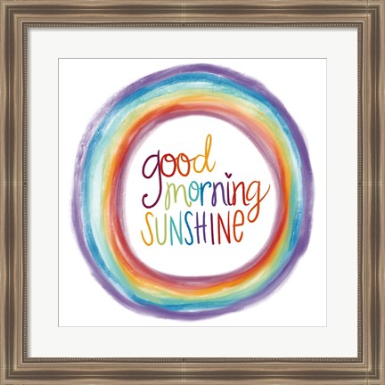 Framed Good Morning Sunshine Print