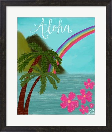 Framed Aloha Print