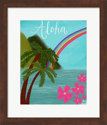 Framed Aloha Print