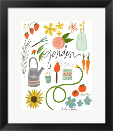 Framed Garden Print