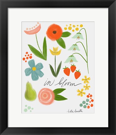 Framed In Bloom Print