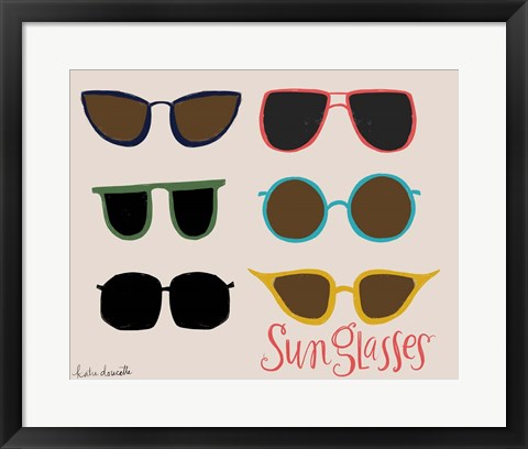 Framed Sunglasses Print