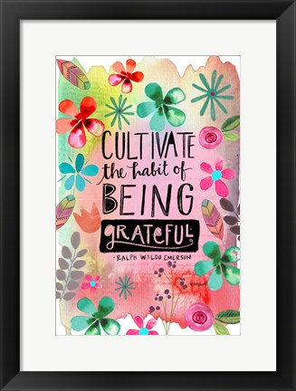 Framed Cultivate Print