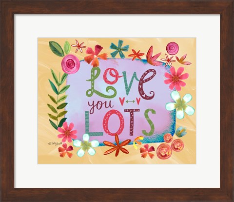 Framed Love You Lots Print