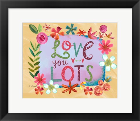 Framed Love You Lots Print