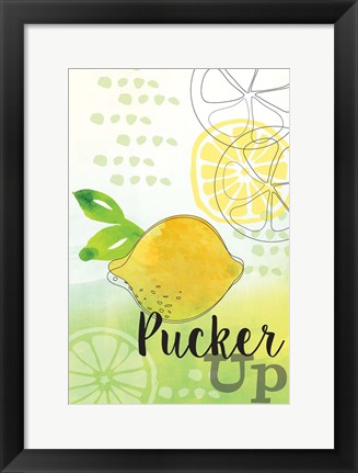 Framed Pucker Up Print