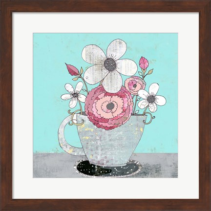 Framed Tea Cup IV Print