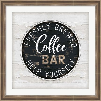 Framed Coffee Bar Print