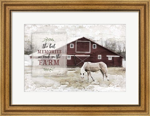 Framed Best Memories Print