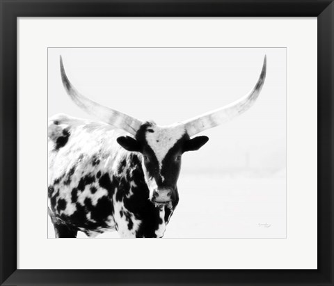 Framed Longhorn II Print