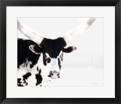 Framed Longhorn IV Print