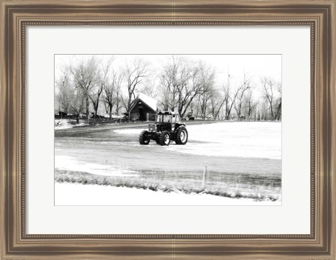 Framed Tractor Print