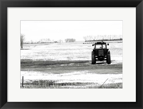 Framed Tractor II Print