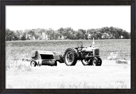 Framed Tractor III Print