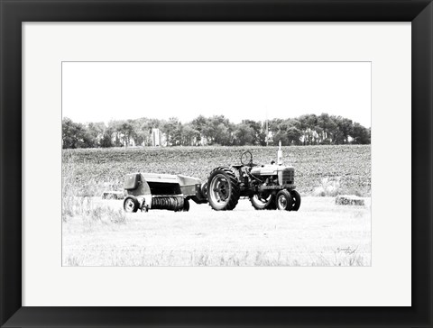 Framed Tractor III Print