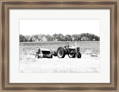 Framed Tractor III Print