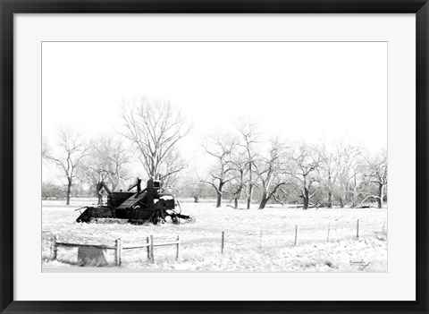 Framed Tractor VII Print