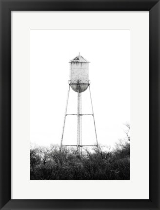 Framed Water Tower Print