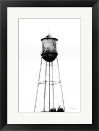 Framed Water Tower II Print