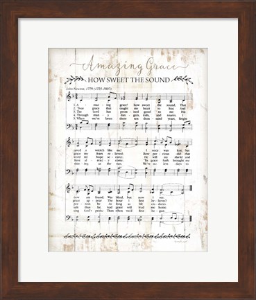 Framed Amazing Grace Print