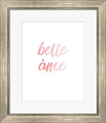 Framed Belle Ame Print