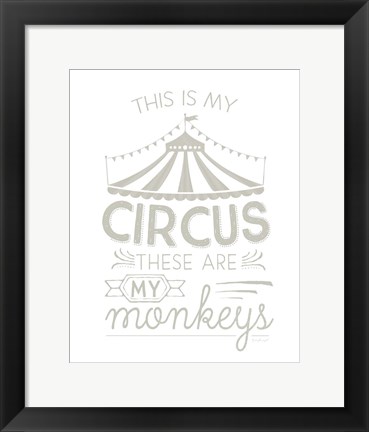 Framed This is My Circus Print