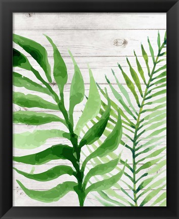 Framed Banana Leaf II Print