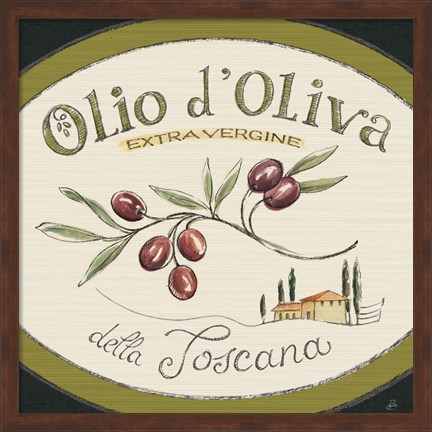 Framed Tuscan Flavor VI Print