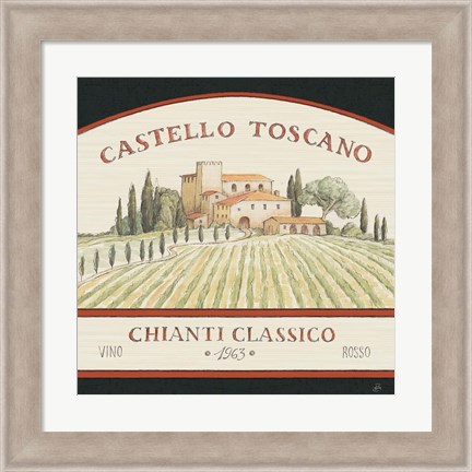 Framed Tuscan Flavor IV Print