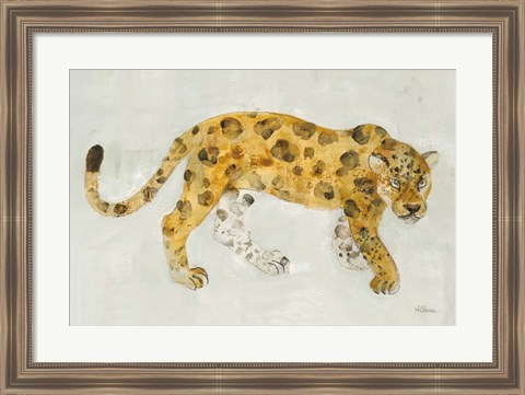 Framed Big Cat I Print