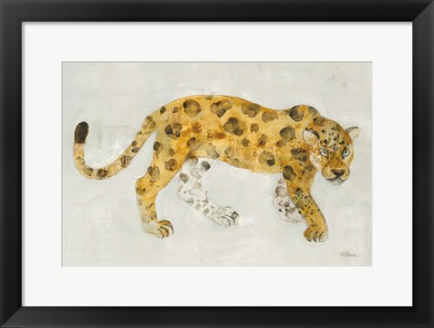 Framed Big Cat I Print