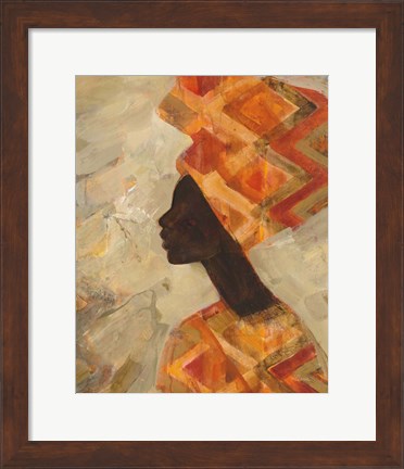 Framed African Beauty II Print