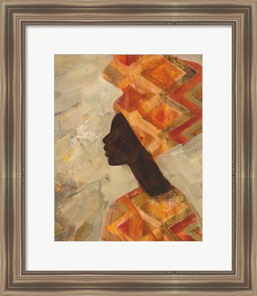 Framed African Beauty II Print