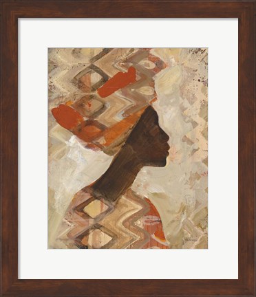 Framed African Beauty I Print