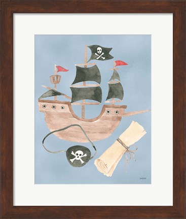 Framed Pirates IV Print