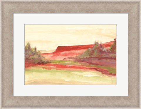 Framed Red Rock V Print