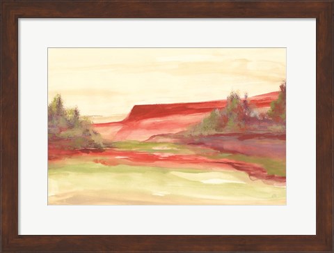 Framed Red Rock V Print