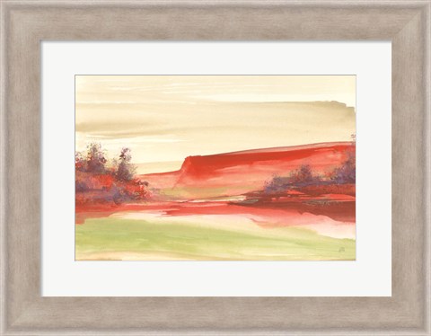 Framed Red Rock III Print