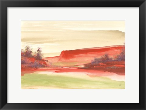 Framed Red Rock III Print